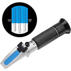 Brix Refractometer with ATC,Handheld Brix Meter Hydrometer 0-32%