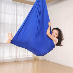 Swinging Hammock For Kids, Elastic Indoor Swing Cuddle Hammock Sensory Swing-100 X 280Cm