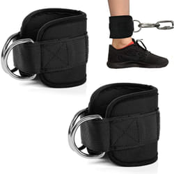 Ankle Straps For Cable Machines, Padded Ankle Straps For Fitness, 2 Pack