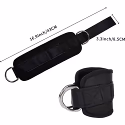 Ankle Straps For Cable Machines, Padded Ankle Straps For Fitness, 2 Pack