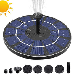 3.0W Solar Bird Bath Fountain Pump, Solar Fountain, Free Standing Floating Solar Powered Water Fountain Pump