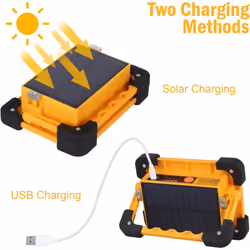 1500 Lumens 30W Rechargeable Led Floodlight Construction Site Floodlight Portable Led Flood Light With Usb Work Light