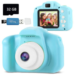 Kids Camera Children Digital Cameras Video Camcorder Toddler Camera For Kids Birthday Gifts,Blue