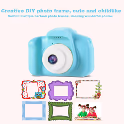Kids Camera Children Digital Cameras Video Camcorder Toddler Camera For Kids Birthday Gifts,Blue