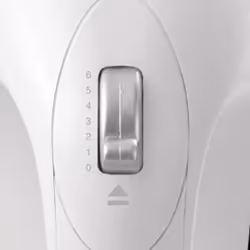 Russell Hobbs Food Collection Hand Mixer with 6 Speed 14451, 125 W - White