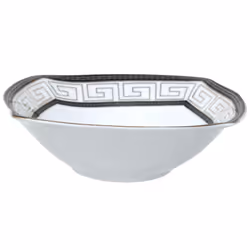 16PC Square Dinner Set Porcelain Dining Soup Plate Bowl Mug Dinnerware Printed - Saya