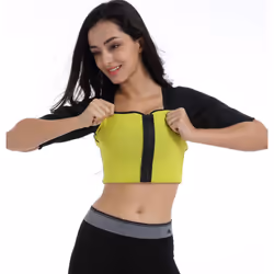 ValentinA Womens Hot Thermo Shaper T Shirt Neoprene Slimming Workout Sweat Body Sauna Suit Exercise Trainer for Weight Loss