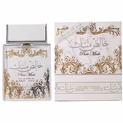Lattafa Perfumes Pure Musk 2 Piece Set for Unisex (3.4 Ounce Eau de Parfum Spray + 1.7 Ounce Perfumed Body Spray)