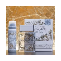 Lattafa Perfumes Pure Musk 2 Piece Set for Unisex (3.4 Ounce Eau de Parfum Spray + 1.7 Ounce Perfumed Body Spray)