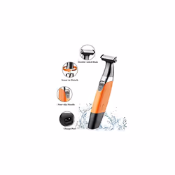 Electric Shavers, Beard Trimmer Men, Waterproof Beard Grooming,Wireless USB Rechargeable Body Groomer and Hair Remover for Eyebrow, Beard Facial&