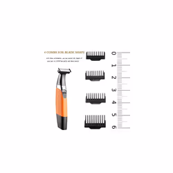Electric Shavers, Beard Trimmer Men, Waterproof Beard Grooming,Wireless USB Rechargeable Body Groomer and Hair Remover for Eyebrow, Beard Facial&