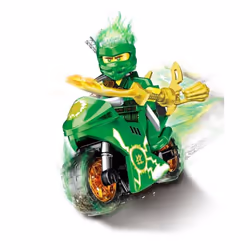 8PCS/set Ninja Series Motorcycle Minifigures with Moto Building Blocks dolls Kids Gift Children Diy Bricks Toy for Boy Ninja - as the picture
