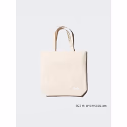 Uniqlo Japan Reusable Bag Cotton - 01 OFF WHITE/M