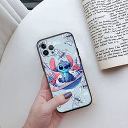 II20 Stitch Phone Case for Redmi Note 8 9 10 11 12 13 13C 14C 12S 12C 11S 10C 10X 10A 10T 9A 9C 9T 9S 8A 8T Pro Max Plus Prime - lava, Redmi Note 10S