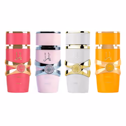 Lattafa 4 Piece Set Eau De Parfum Spray for Women (3.4 Ounce Yara + 3.4 Ounce Yara Moi + 3.4 Ounce Yara Tous + 3.4 Ounce Yara ...