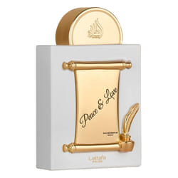 Lattafa Pride Peace & Love for Unisex Eau de Parfum Spray  3.4 Ounce / 100 ml