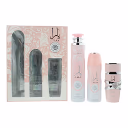 Lattafa Yara 3 Piece Gift Set: Eau De Parfum 100ml - Hair Mist 50ml - Perfumed Spray 200ml