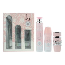 Lattafa Yara 3 Piece Gift Set: Eau De Parfum 100ml - Hair Mist 50ml - Perfumed Spray 200ml