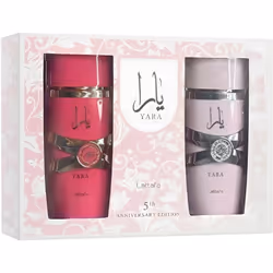 Lattafa 2 Piece Gift Set (Yara EDP 3.4 Fl Oz + Yara Candy EDP 3.4 Fl Oz)