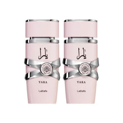 Lattafa Yara for Women Eau de Parfum Spray  3.4 Ounce (Pack of 2)
