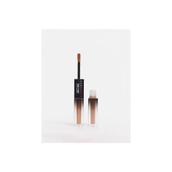Huda Beauty Matte & Metal Melted Eyeshadow Double Pump Latte Drop Top