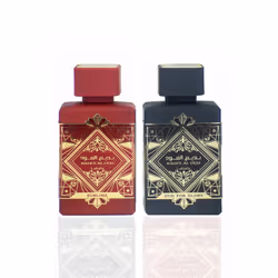 Lattafa Perfumes Bade'e Al Oud for Glory & Bade'e Al Oud Sublime EDP - 100ml (3.4 oz) |Vanilla  Amber  & Oud (VALUE PACK)