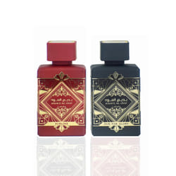 Lattafa Perfumes Bade'e Al Oud for Glory & Bade'e Al Oud Sublime EDP - 100ml (3.4 oz) |Vanilla  Amber  & Oud (VALUE PACK)
