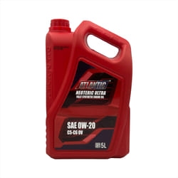 Atlantic 0w20 Fully Synthetic Engine Oil ACEA C5 C6 API SP SN PLUS, SN/RC 5L