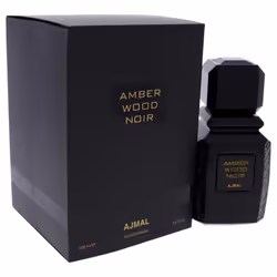 Ajmal Amber Wood Noir - 3.4 oz EDP Spray