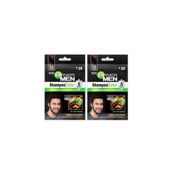 2 X Garnier Men Hair Dye  Shampoo In To Hair Colour 3.0 Brown Black x 2 Boxes Expiry Date Dec 23