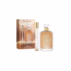 Huda Kayali Beauty The Vanilla Duo Limited Edition Gift Set: Vanilla | 28 Eau De Parfum Full Size (1.7 fl oz / 50 ml) and Tra ...
