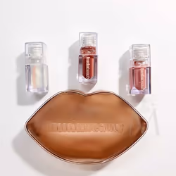 Huda Beauty FAUX FILLER Extra Shine Lip Glossiest Gloss Trio