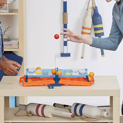 Hasbro Battleship Shots Game Strategy Ball Bouncing 2 Player Fun Family Toy