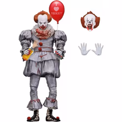 IT Pennywise Exclusive Horror 7" Figure Bloody I Love Derry Balloon