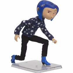 Coraline in Star Sweater 18cm Figure with signed Dave McKean Lithograp