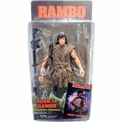 NECA Deluxe John Rambo First Bloody Survival 17.7cm Action Figure