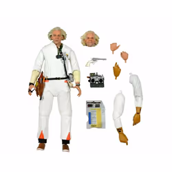 NECA Back to the Future Doc Brown (1985) Hazmat Suit 7" Action Figure