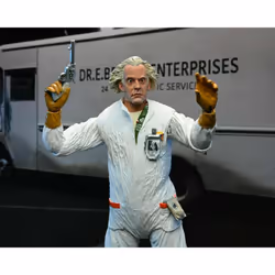 NECA Back to the Future Doc Brown (1985) Hazmat Suit 7" Action Figure