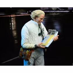NECA Back to the Future Doc Brown (1985) Hazmat Suit 7" Action Figure