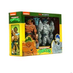 Tmnt Cartoon Tragg and Grannitor 7 Inch Scale Action Figure 2-pack Series 4 Teenage Mutant Ninja Turtles