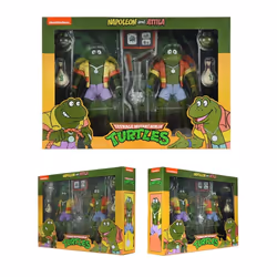 TMNT Cartoon Napoleon and Atilla Frog 2 Pack 7 Inch Scale Figures