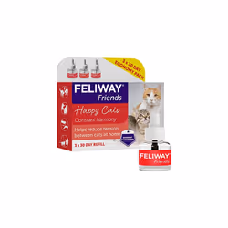 FELIWAY Friends 30 Day Refill (Value 3 pack), helps to reduce conflict in multi-cat households, helping cats get along better ...