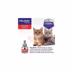 FELIWAY Friends 30 Day Refill (Value 3 pack), helps to reduce conflict in multi-cat households, helping cats get along better - 48ml x3