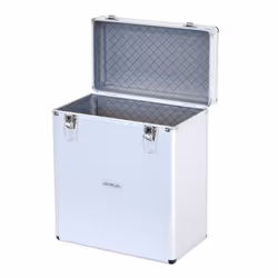 Oypla 35 x 12" LP Vinyl Record Box Hard DJ Flight Case Aluminium