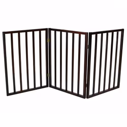 Oypla Folding Wooden Pet Gate | Wooden Stair Gate