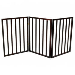 Oypla Folding Wooden Pet Gate | Wooden Stair Gate