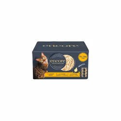 Encore 100% Natural Wet Cat Food Multipack Chicken Selection in Broth (Pack of 32 x 70g Tins)