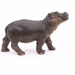 Papo 50052 Hippopotamus calf WILD ANIMAL KINGDOM Figurine, Multicolour