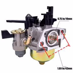 Carburetor Compatible with Coleman Powersports 196cc CT200U CT200U-EX Trail 200 Mini Bike Baja HT65 WR65 Carb with Gaskets Fuel Line Filter