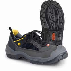 Jalas 3118, Unisex, Safety boots, Black, Yellow, CE, EN ISO 20345:2011, S3 HRO SRB, Rubber, Leather, Textile